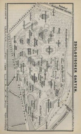 Karte: Zoologischer Garten (1:6.900)