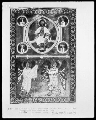Psalterium (aus Kloster Polling) — Majestas Domini, Folio 11verso