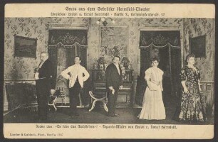 Ansichtskarte Theaterszene des Gebrüder-Herrnfeld-Theaters, Kommandantenstraße 57