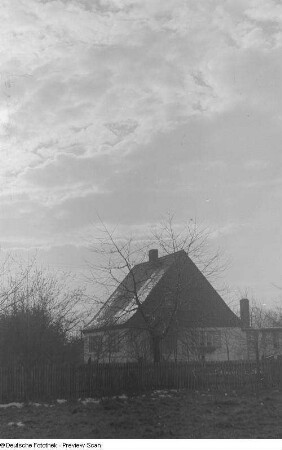 Blick auf ein Haus