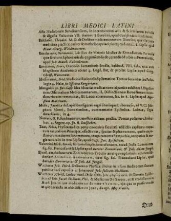 Libri Medici Latini.