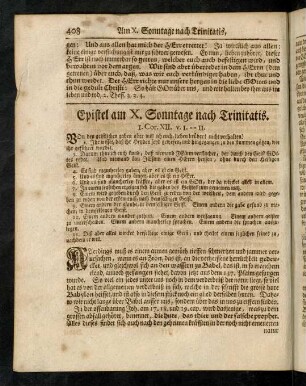 408-415, Epistel am X. Sonntage nach Trinitatis
