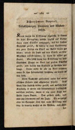 160-172, Achtzehentes Kapitel. Liebesschmerzen, Trennung und Wiederfinden