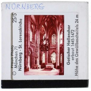 Nürnberg, St. Lorenz : Innenansicht Chor