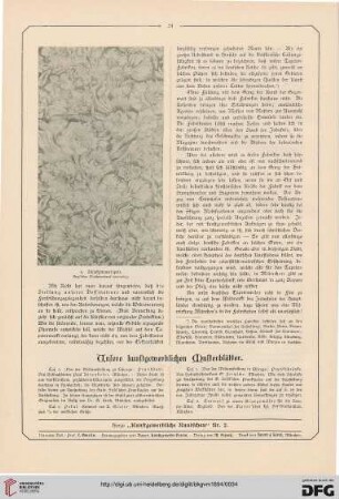 Unsere kunstgeschichtlichen Musterblätter