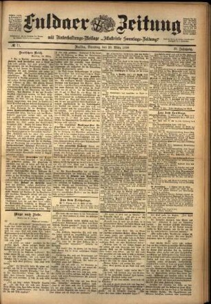 Ausgabe vom Dienstag, den 29. März 1898.