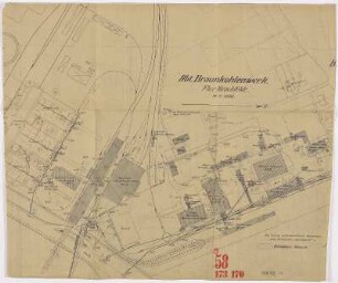 [Lageplan] Abt. Braunkohlenwerk Flur Hirschfelde