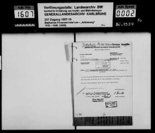 Firma Gebrüder Rothschild oHG in Mannheim -Fragment-