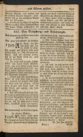 XXX. Von Versuchung- und Anfechtungen.