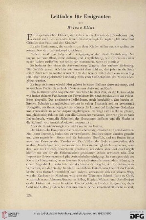 12: Leifaden für Emigranten