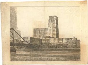 Billing, Hermann; Köln (Nordrhein-Westfalen); Brückenkopf - Perspektive