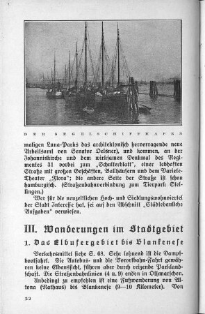 1. Das Elbufergebiet bis Blankenese