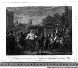 Ludwig der XVI. mit seinem Beichtvater Edgeworth vor seinem Tode, den 21 Jener 1793