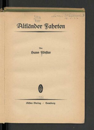 Altländer Fahrten