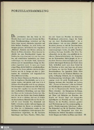 Porzellansammlung