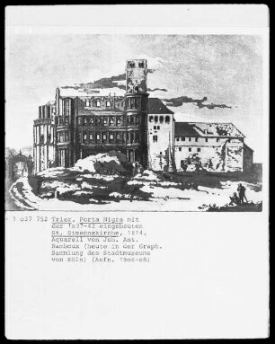 Trier, Porta Nigra mit eingebauter Sankt Simeonskirche