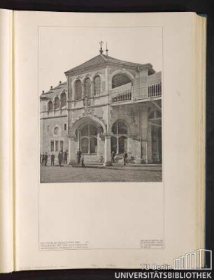 Teil 1. Tafel 4. Haltestelle Schlesisches Tor. Teilansicht mit dem Haupteingang. Architekten: Grisebach & Dinklage.