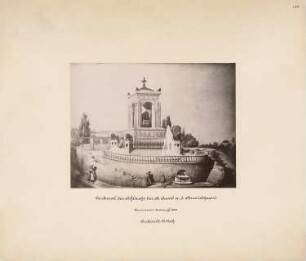 Denkmal der Schlacht bei St. Jacob an der Birs (Schweiz): Perspektivische Ansicht mit Umgebung