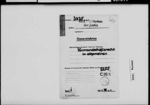 Vormundschaftsrecht im Allgemeinen, Teil 1