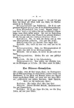 Der Männer-Gewahrsam