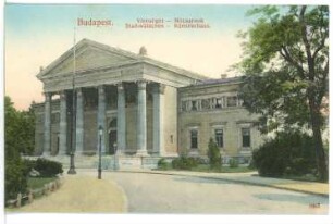 Budapest. Stadtwäldchen, Künstlerhaus (1877) : Budapest. Altes Künstlerhaus (1875-1877; Adolf Láng) im Stadtwäldchen