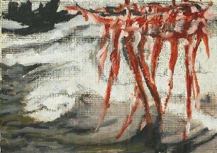 Komposition mit abstrahierter Figurengruppe