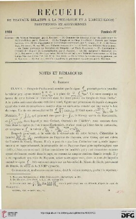 22: Notes et remarques