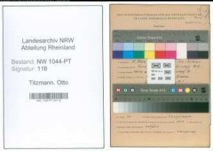 Entnazifizierung Otto Titzmann , geb. 30.03.1911 (Postfacharbeiter)