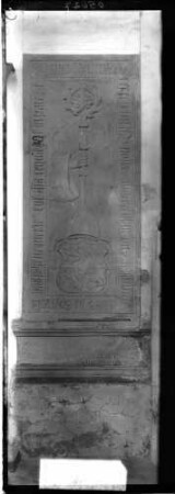 Schöntal Kloster Schöntal Nördliches Langhaus Denkmalstein Abt Johannes III. (gestorben 1514)