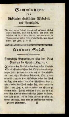 Neuntes Stück