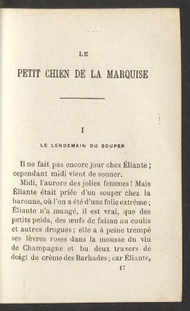 I Le Lendamain Du Souper