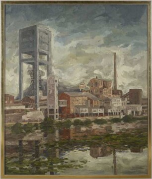 Ölgemälde "Dahlhauser Tiefbau"