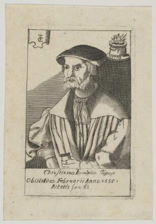 Bildnis des Christianus Egnolphus