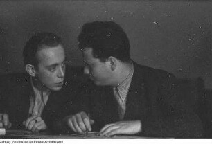 Radeberg. Freie Deutsche Jugend (FDJ), IV. Kreiskonferenz, u.a. mit Hermann Axen, , Vorsitzender der FDJ in Sachsen, 27.-28. September 1947