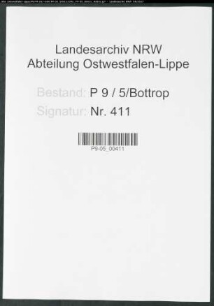 Sterberegister Standesamt Bottrop