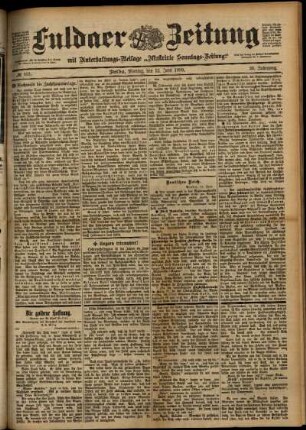 Ausgabe vom Montag, den 12. Juni 1899.