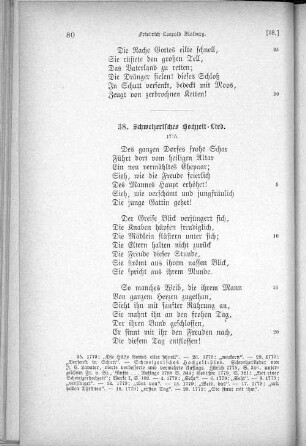 38. Schweizerisches Hochzeit-Lied.