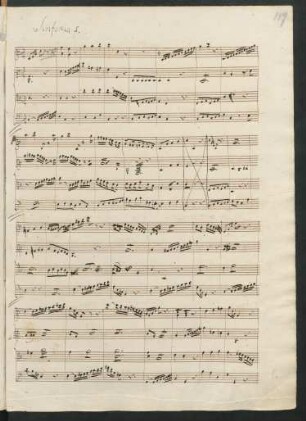 Sinfonien; strings; C-Dur; MWV N 1