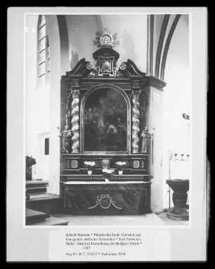 Altar mit Darstellung des Heiligen Ulrich