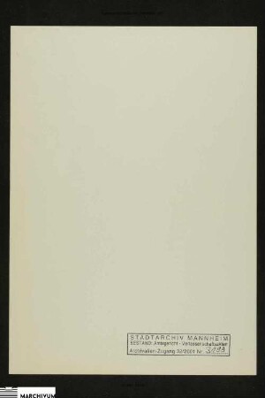 Vermögen der verstorbenen Eva Barbara Mees, geb. Künstler