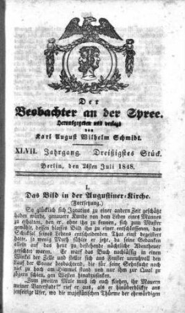 30. Stueck, 24. Juli 1848
