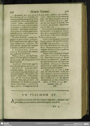 In Psalmum LV. [i.e. LIV.] Psalmus LV. [i.e. LIV.]