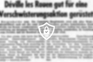 Déville les Rouen gut für eine Verschwisterungsaktion gerüstet