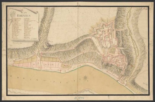 Plan von Rheinfels