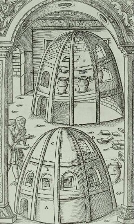 Glasofen, Agricola 1556