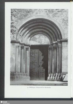 Wölchingen, Westportal der Pfarrkirche
