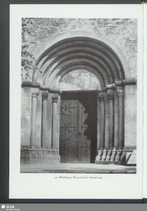 Wölchingen, Westportal der Pfarrkirche