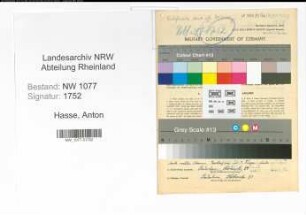 Entnazifizierung Anton Hasse , geb. 23.03.1907 (Polizist)