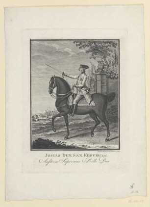 Bildnis des Josias von Sachsen-Coburg