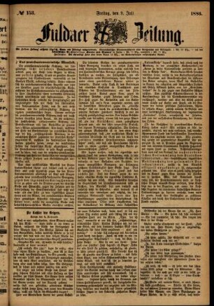 Ausgabe vom Freitag, den 09. Juli 1886.
